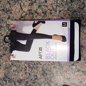 Apt.9 black out footless tights.  Size medium.